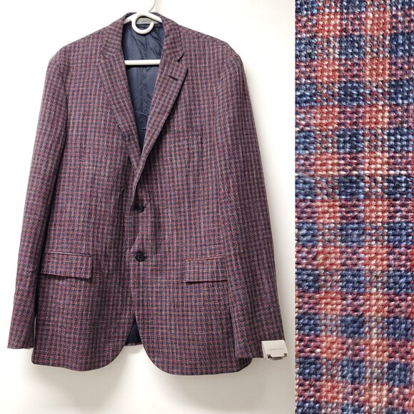 NWT Corneliani Mens Wool Blend Blazer EU 56 L /US 44 L Made In Italy - Picture 1 of 9